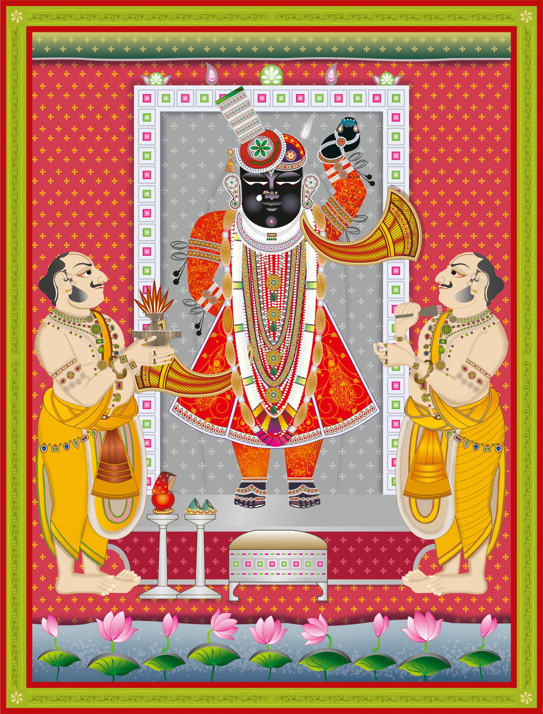 Hindu Deity Art Wall Mural
