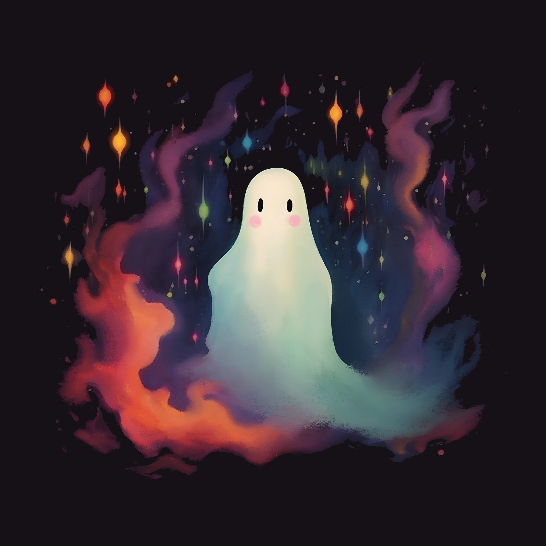 Summer Night Ghost Wall Mural