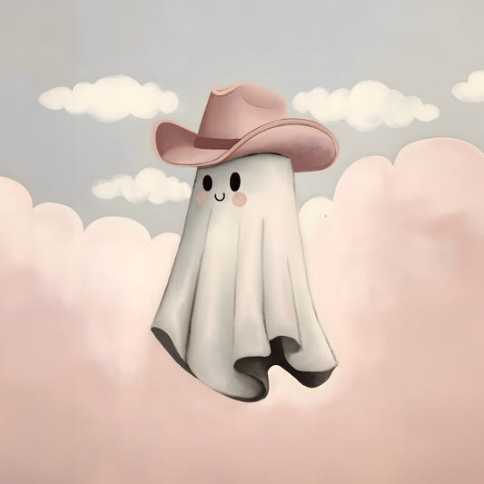 Howdy Ghost Wall Mural