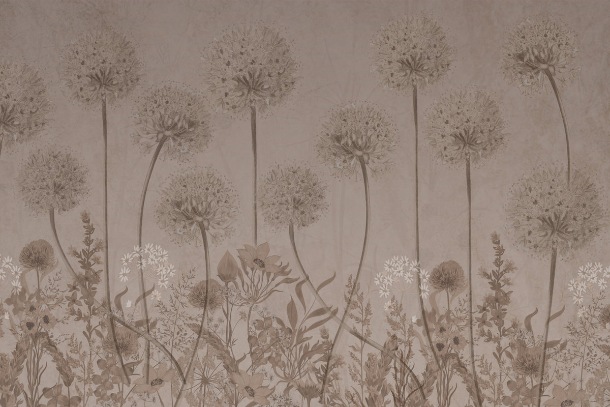 Whispers of Wildflowers Wall Mural in your room
