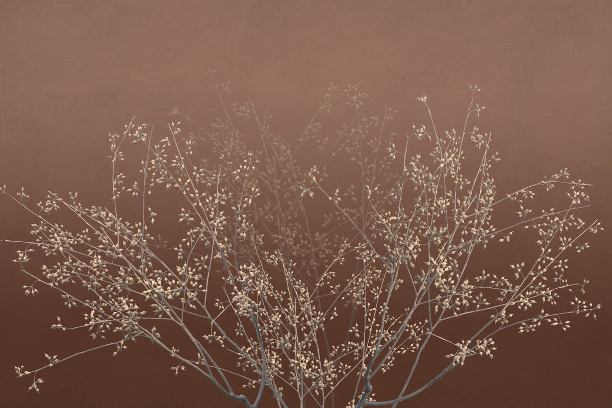 Winter Twigs Wall Mural in your room — zoomed