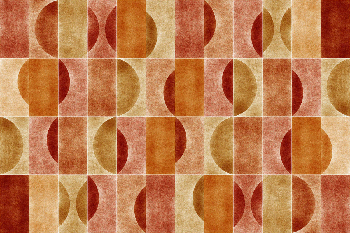 Velluto Fall Geometry Wall Mural in your room