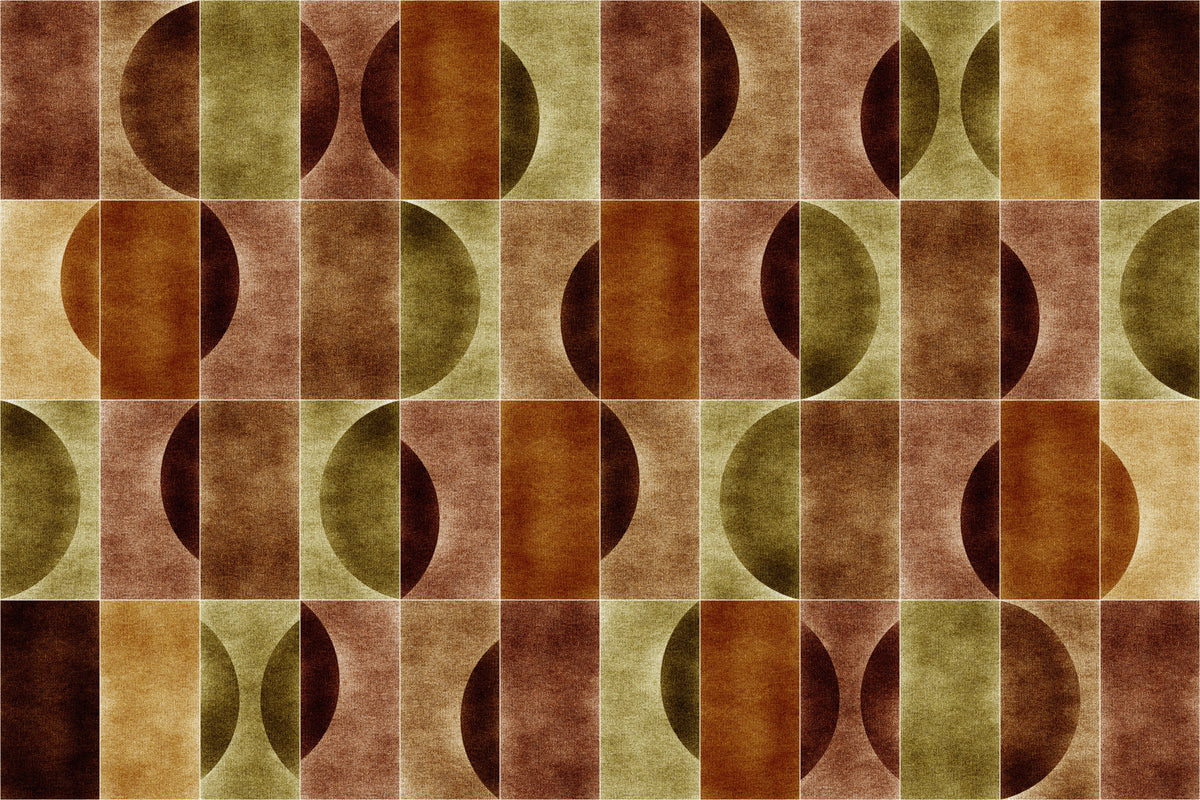 Velluto Gloomy Geometry Wall Mural in your room