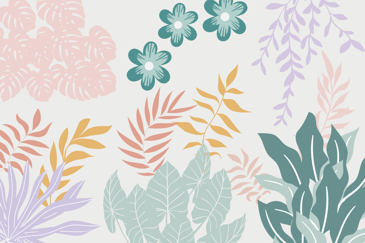 Boho Bloom Wallpaper Wall Mural