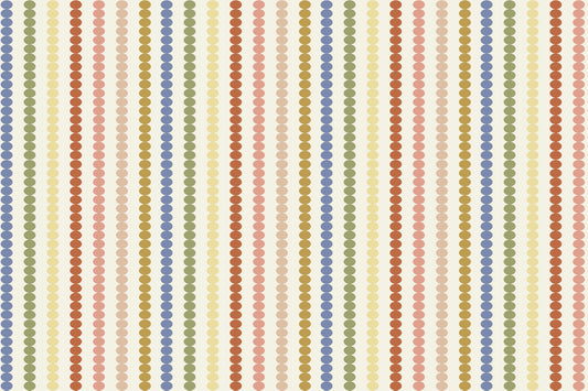 Retro Dot Dash Wall Mural
