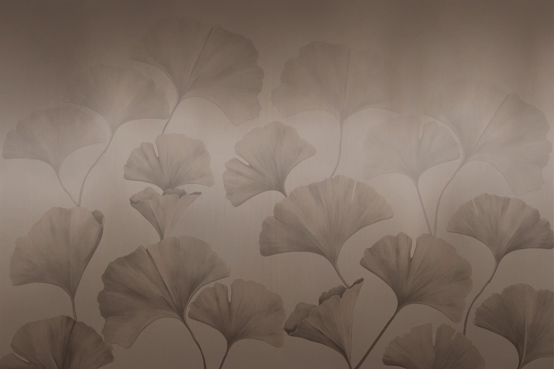 The colors are soft and gentle, with pale grays, beiges, and muted tones.