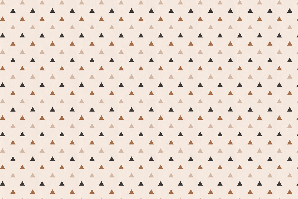 Earthy Triangles Wall Mural