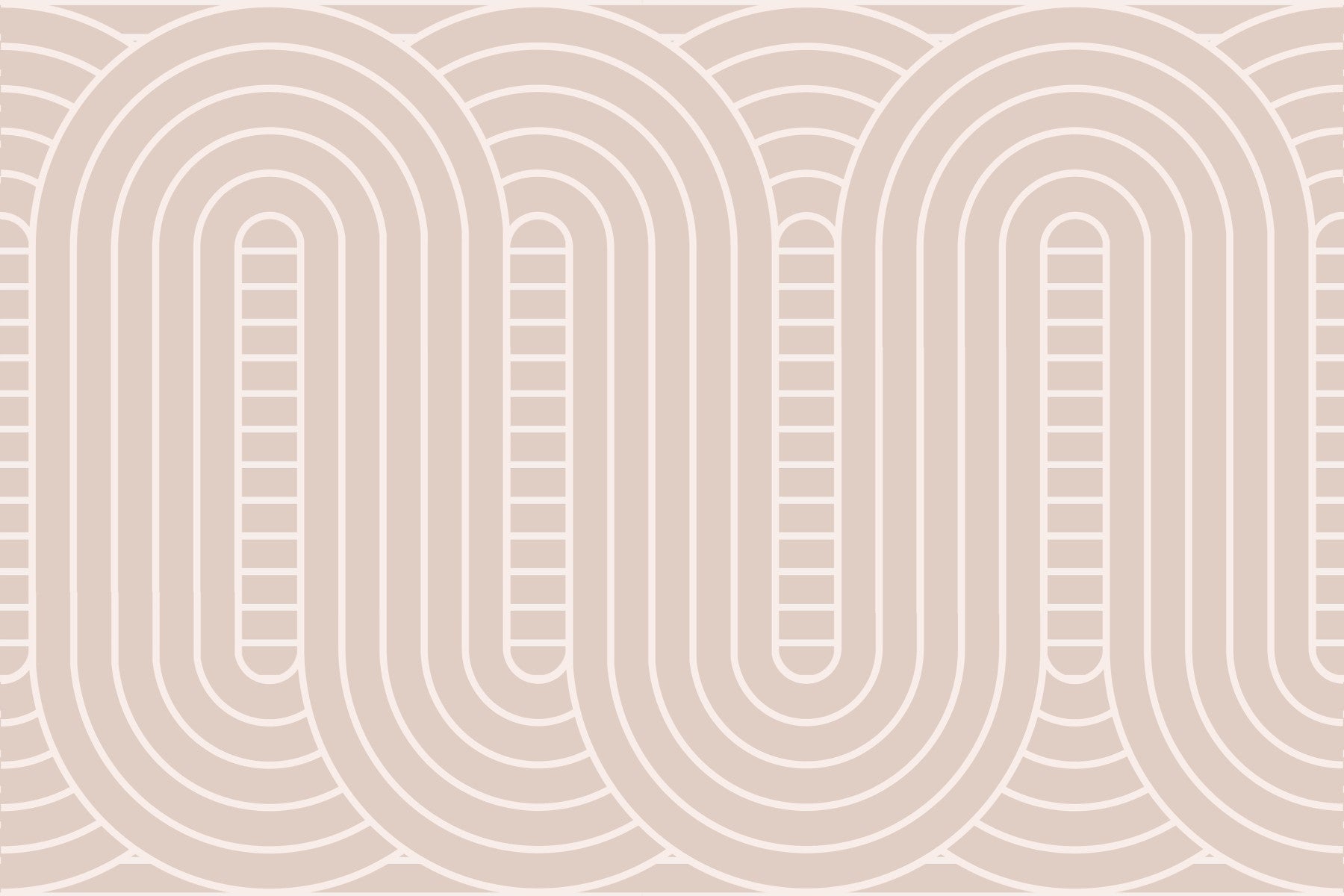 Arcadia Curved Beige Wallpaper Wall Mural