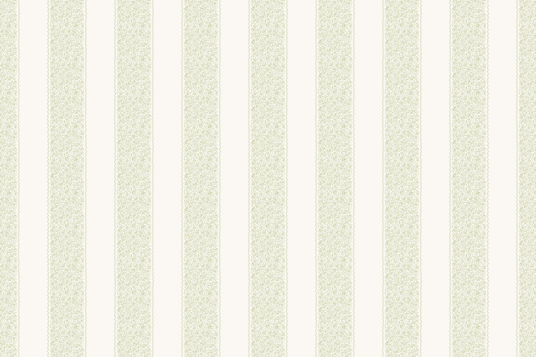 Vintage Vine Stripes Wall Mural