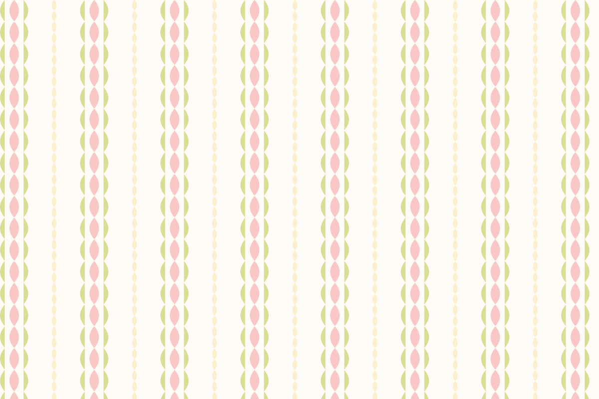 Pastel Petals Wall Mural in your room — zoomed