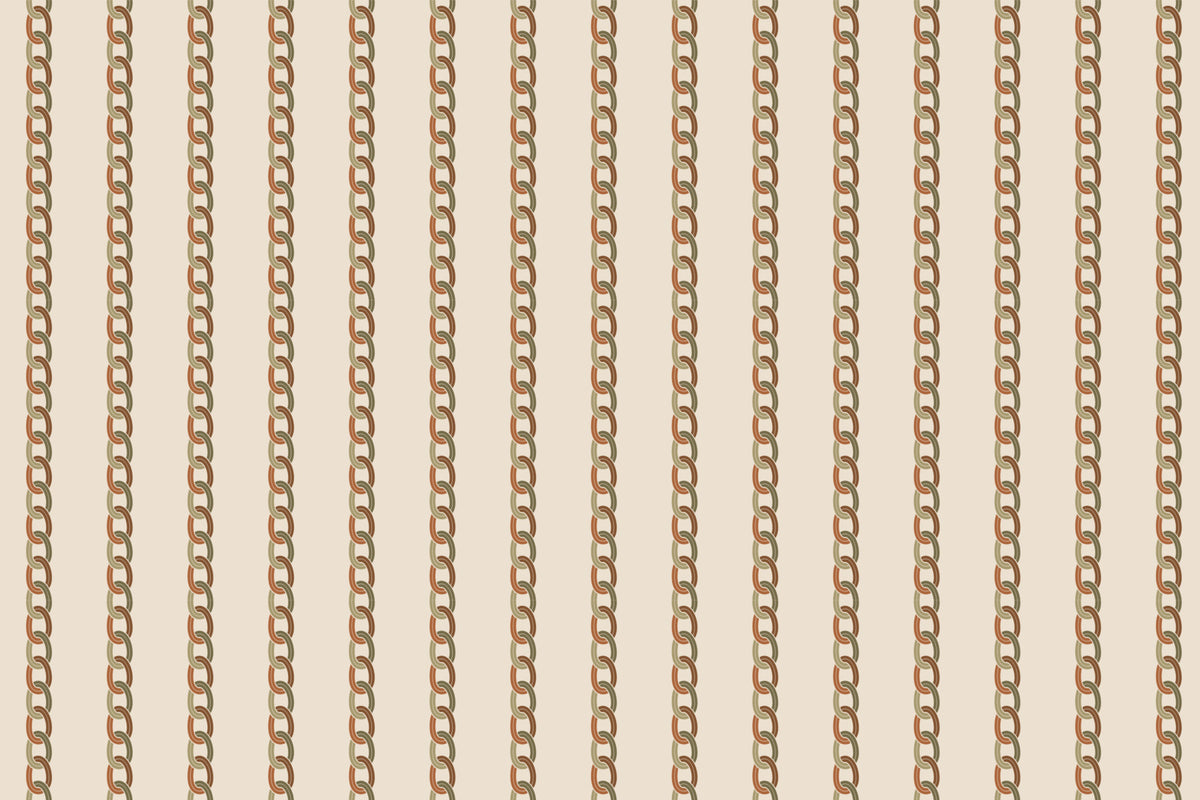 Linked In Style Wall Mural in your room — zoomed
