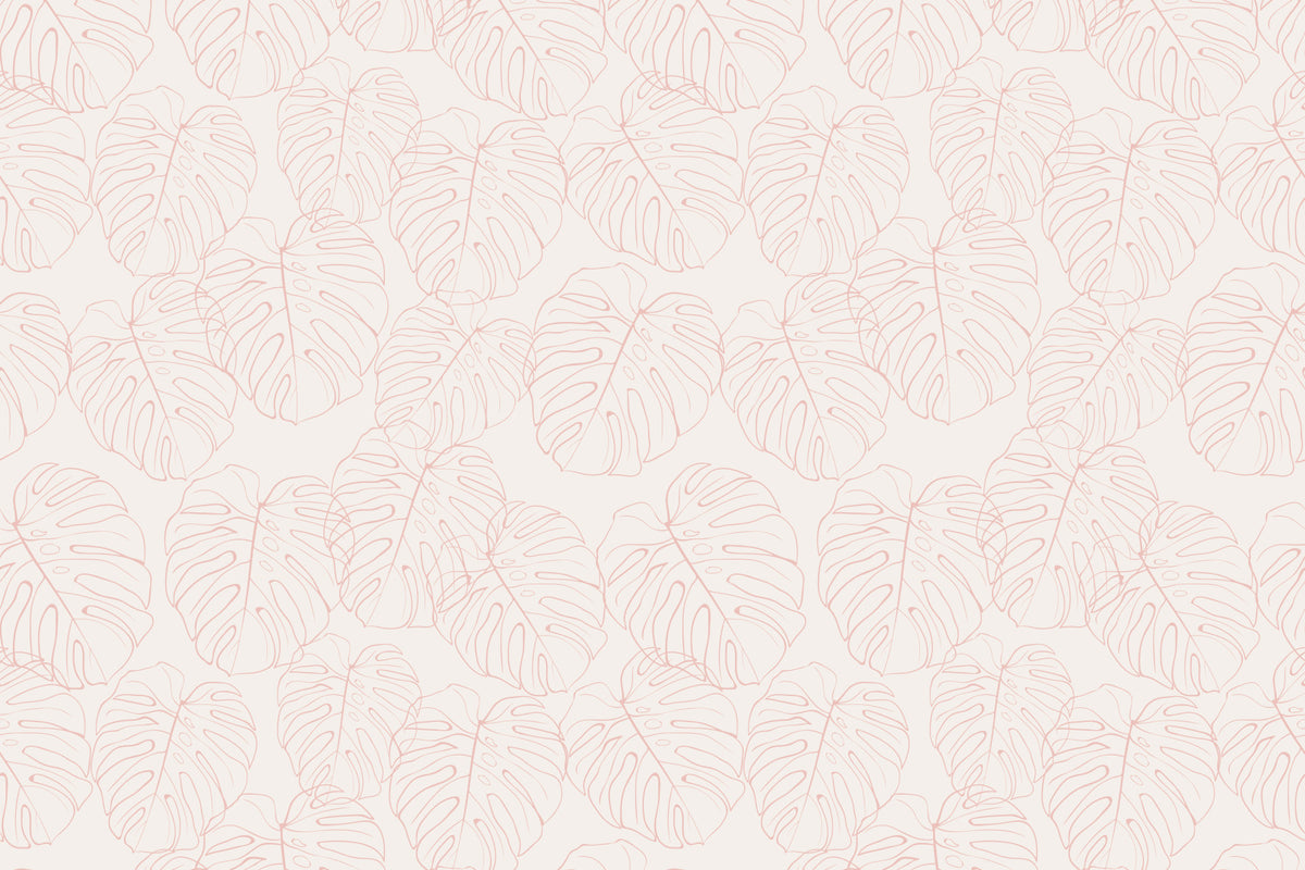 Monstera Blush Wallpaper⁠ in your room