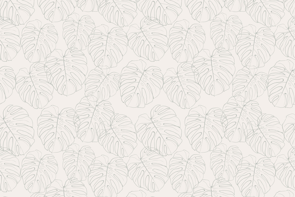 Tropical Leaf Whispers Wallpaper⁠