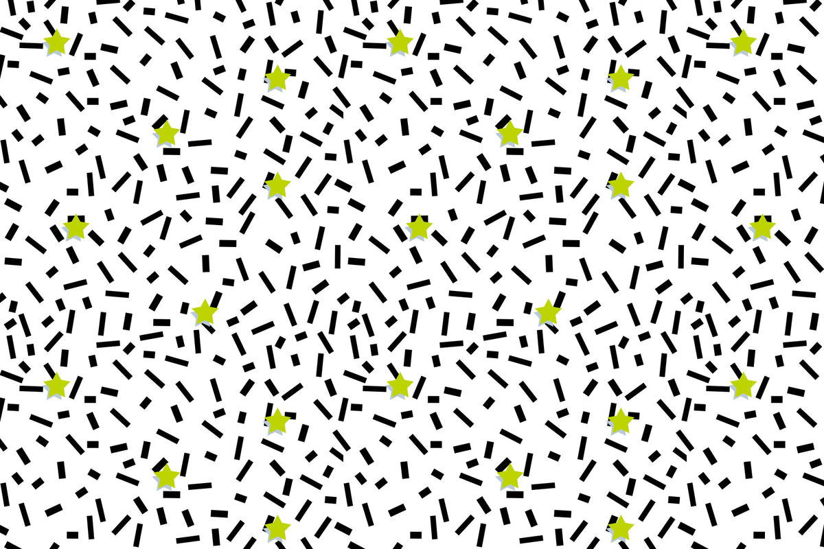 Confetti Stars Wallpaper⁠ in your room