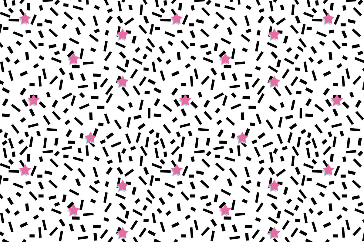 Starry Confetti Splash Wallpaper⁠ in your room — zoomed
