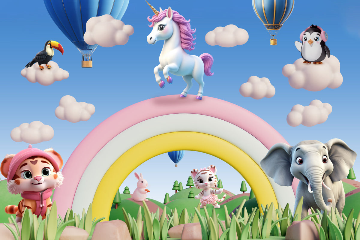 Sky High Pals Wall Mural in your room