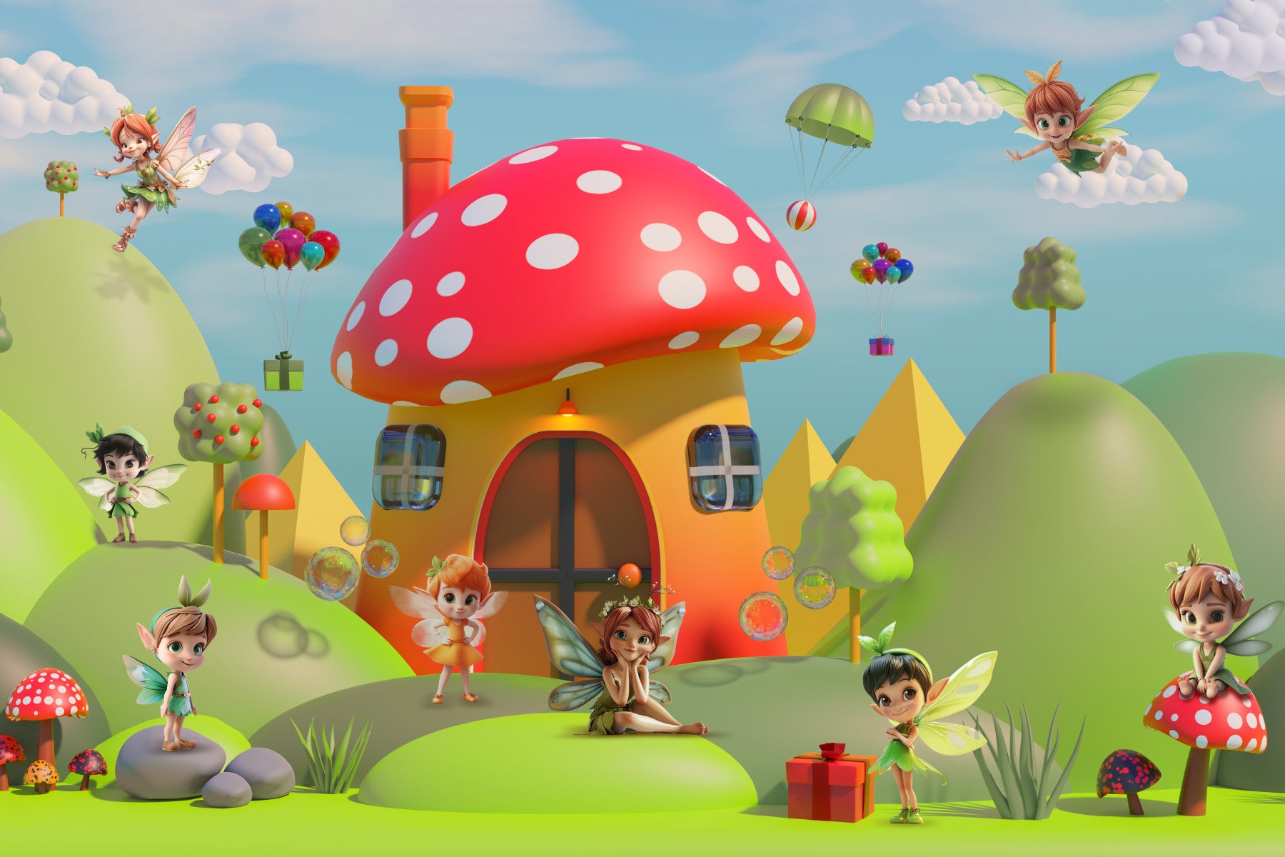 Fairy Magic Wall Mural