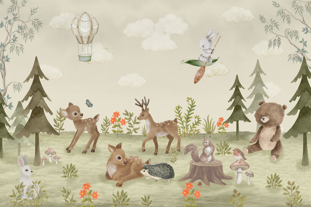 Forest Tales Wall Mural in your room