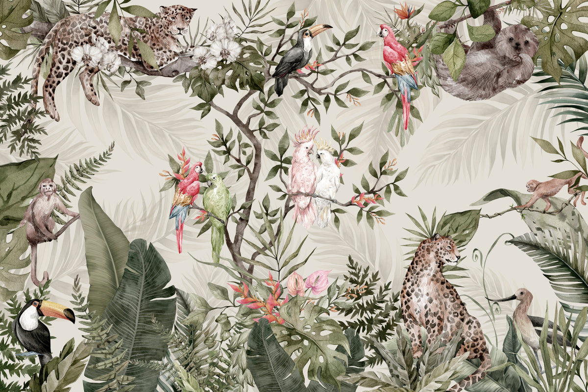 Exotic Canopy Wall Mural in your room