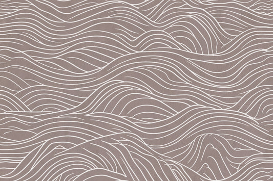 Linear Waves Wall Mural