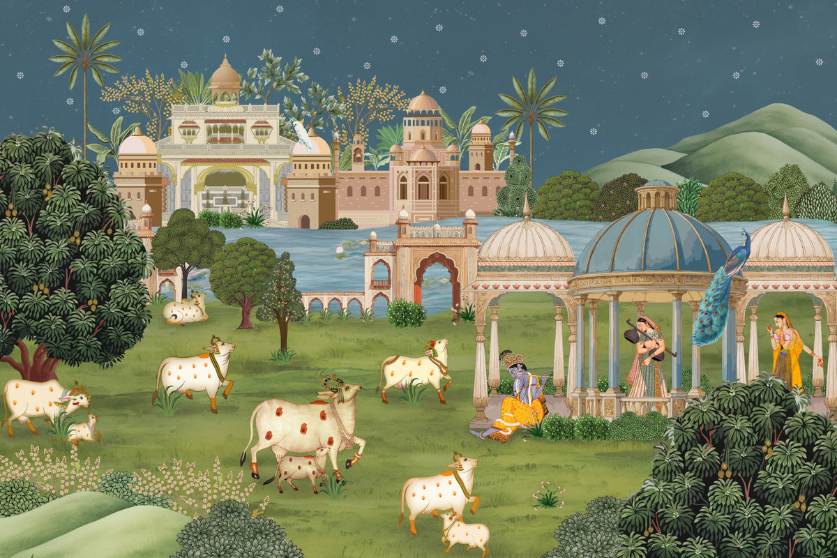 Shyam Kunj Wall Mural in your room