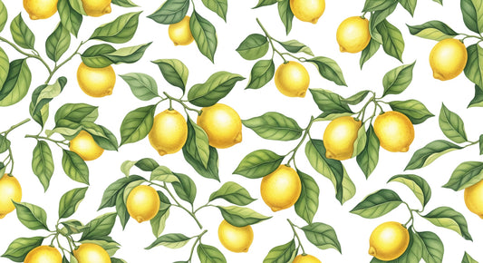 Zesty Lemons Wall Mural