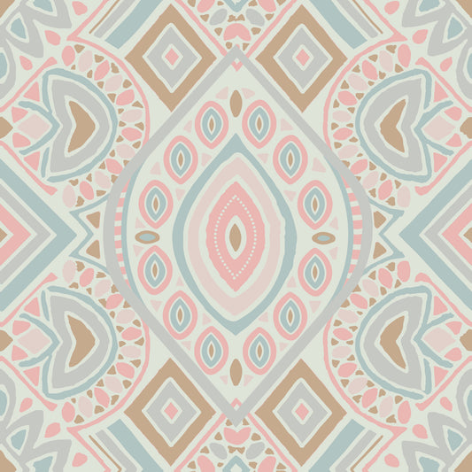 Geometric Boho Aztec Pattern Pastel ⁠⁠