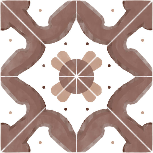 Classic Terracotta Kitchen Tiles Wallpaper⁠