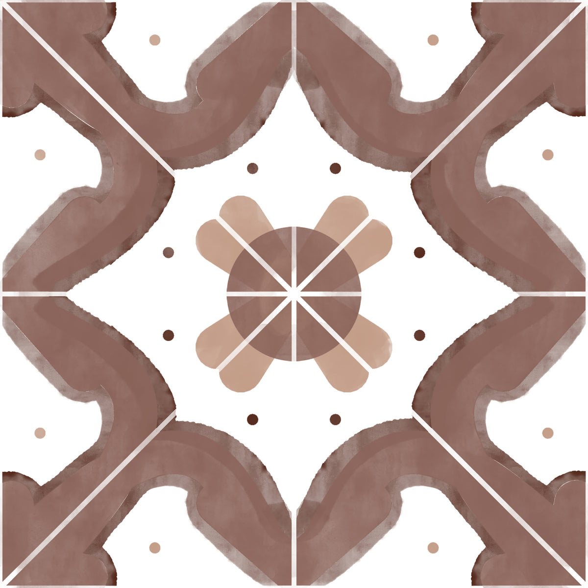 Classic Terracotta Kitchen Tiles Wallpaper⁠ in your room