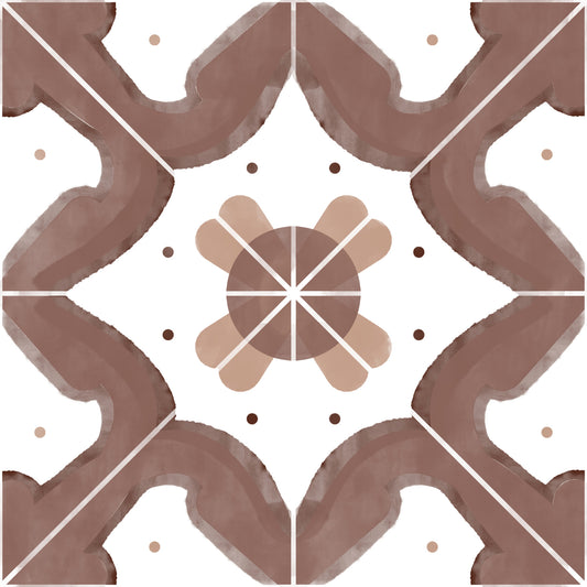 Classic Terracotta Kitchen Tiles Wallpaper⁠