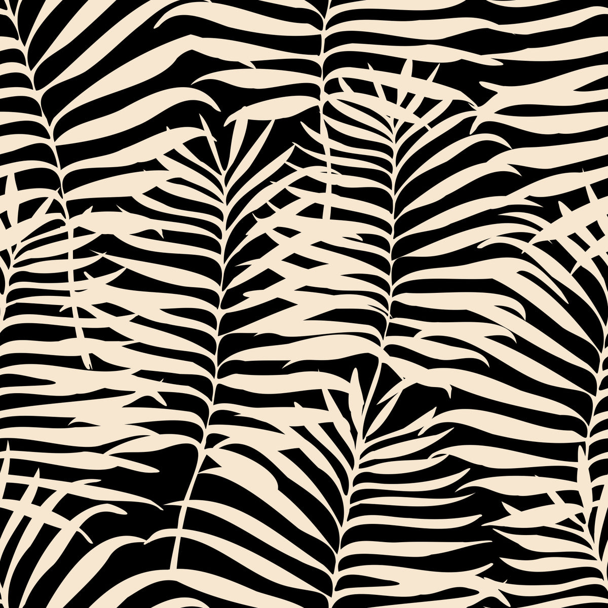 Palm Leaf Wallpaper⁠ in your room — zoomed