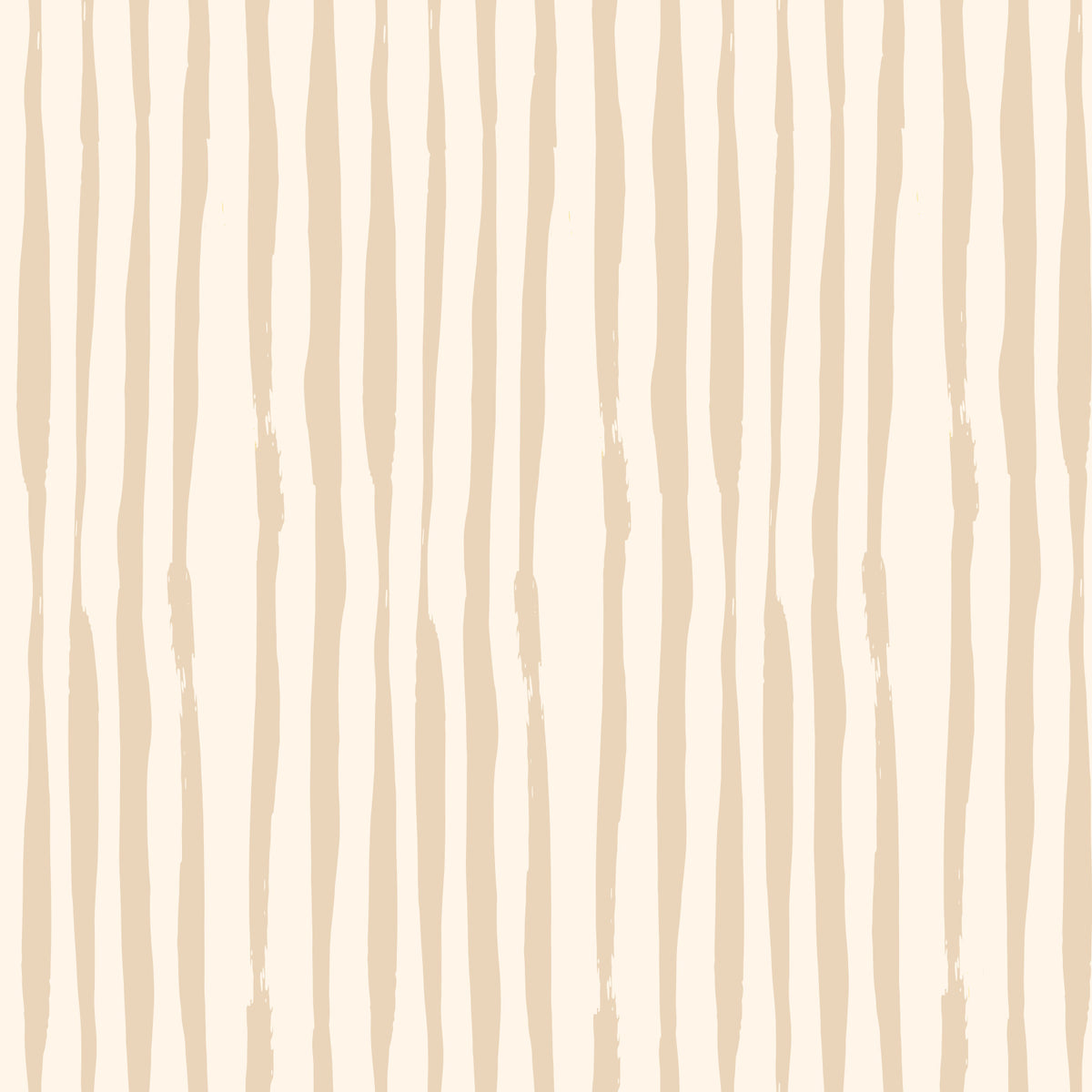 Painted Beige Stripes Wallpaper⁠ in your room — zoomed