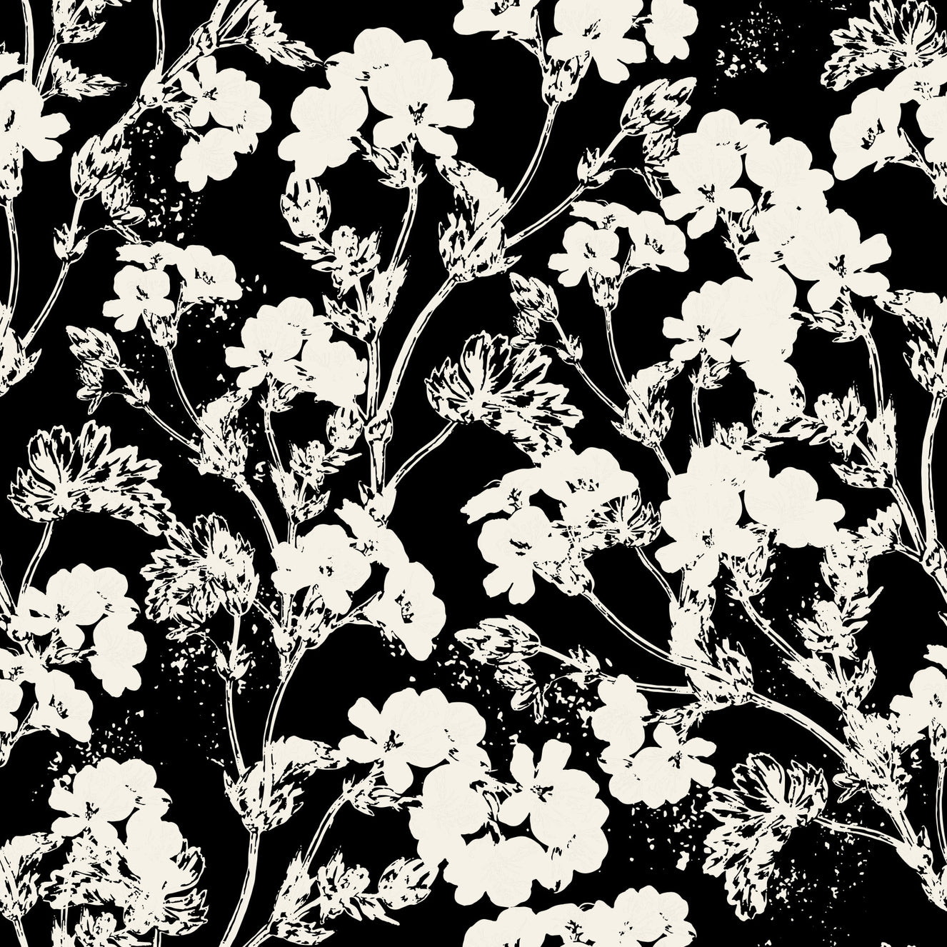 White Plants Wallpaper⁠