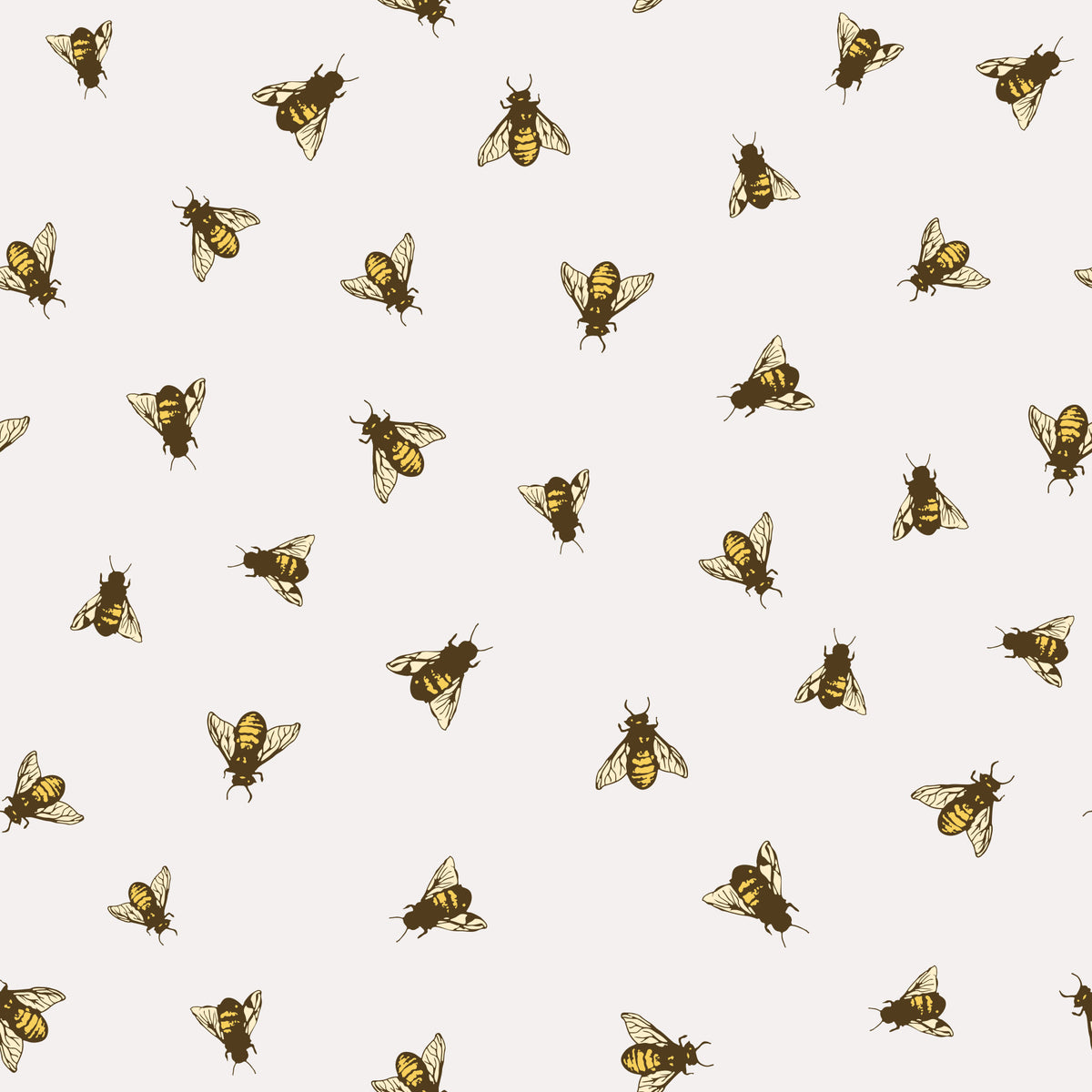 Hand Drawn Bees Wallpaper⁠