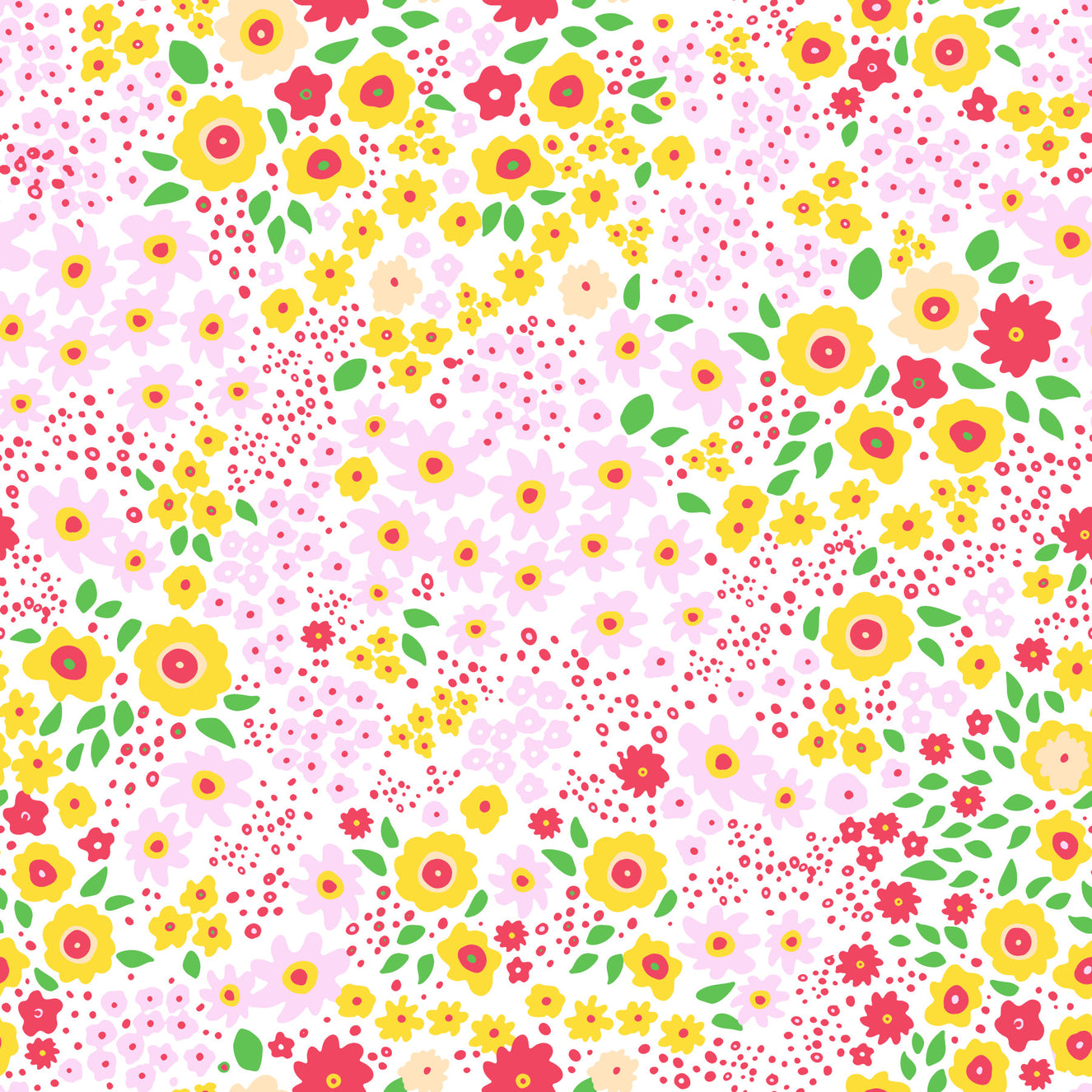 Vector Tiny Flowers Wallpaper⁠