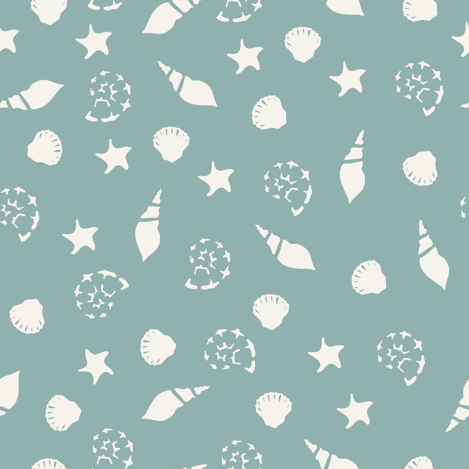 Sea Shells Pastel Wallpaper⁠