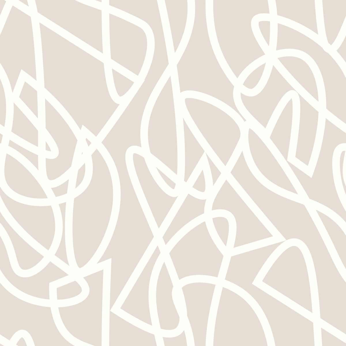 Subtle Outline Figures Wallpaper⁠ in your room