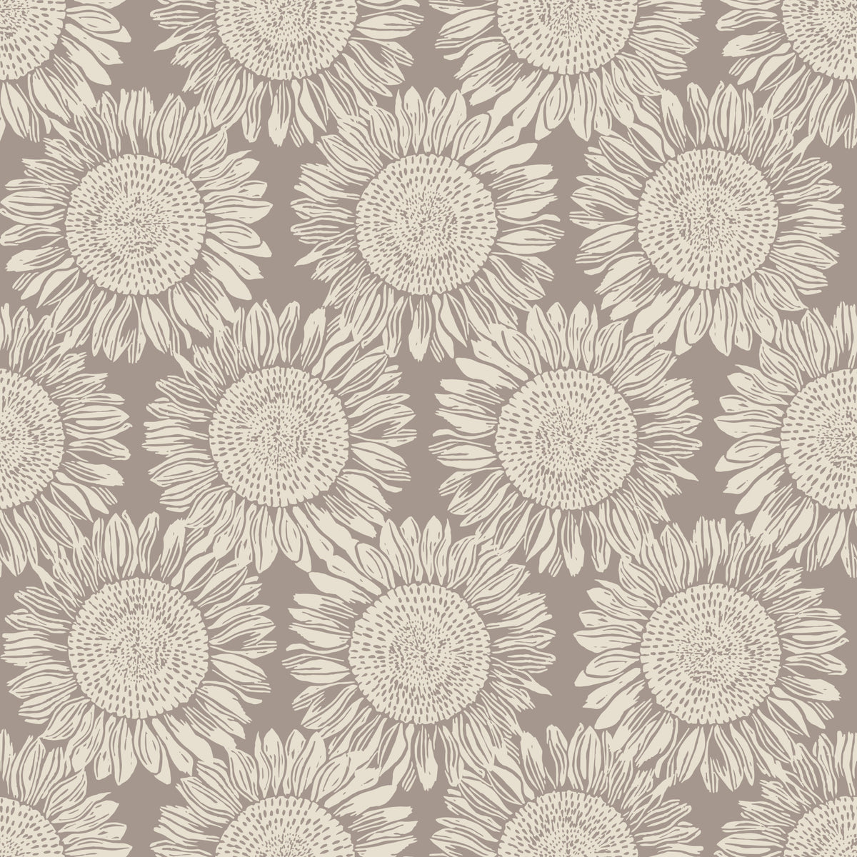 Creamu Sunflowers Wallpaper⁠ in your room — zoomed