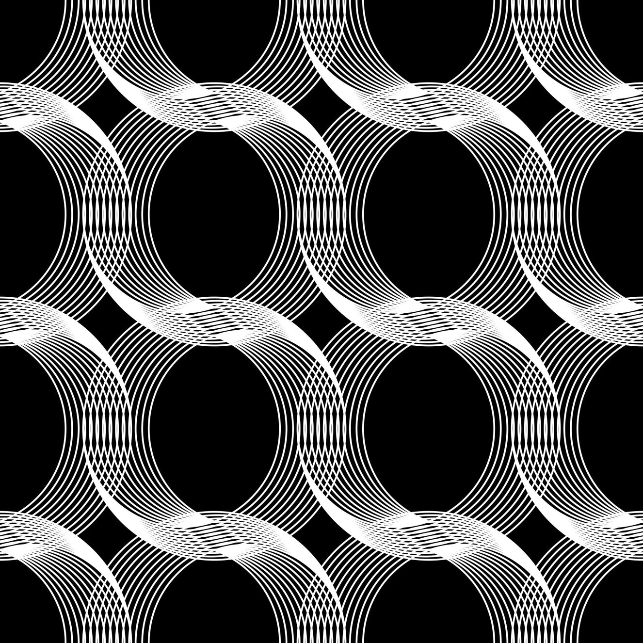 Optical Linear Circles. Wallpaper⁠