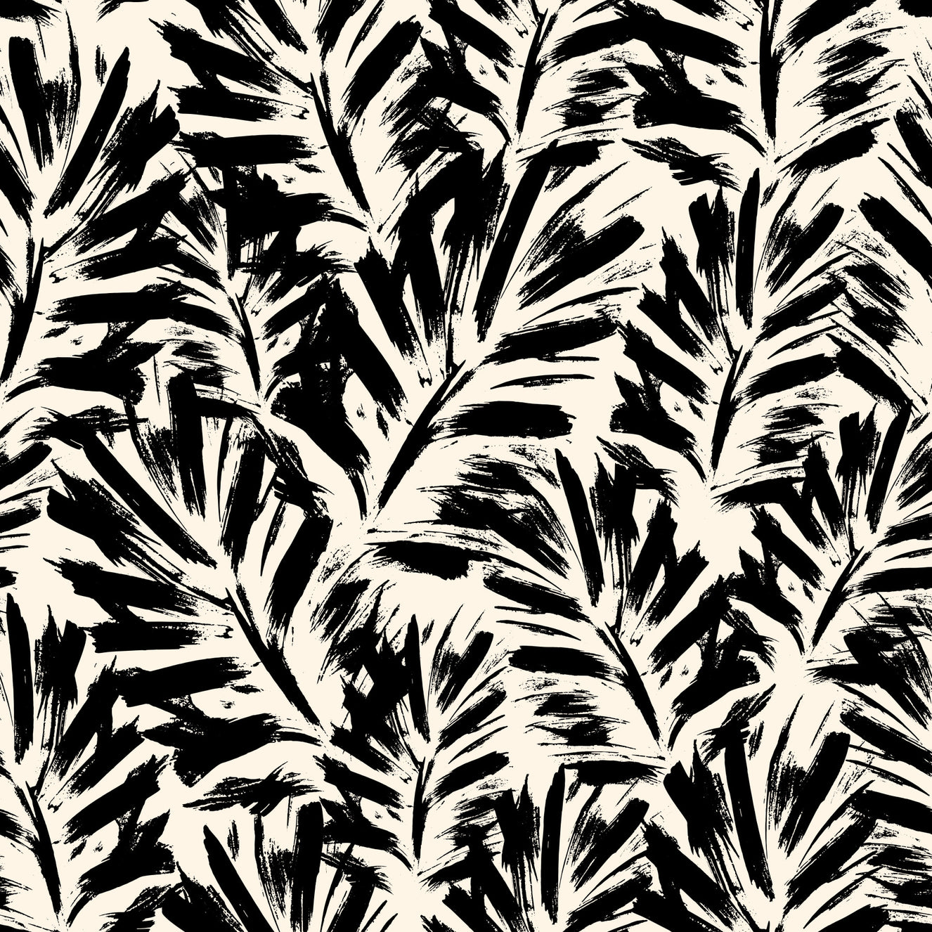 Hand Painted Leaves Wallpaper⁠