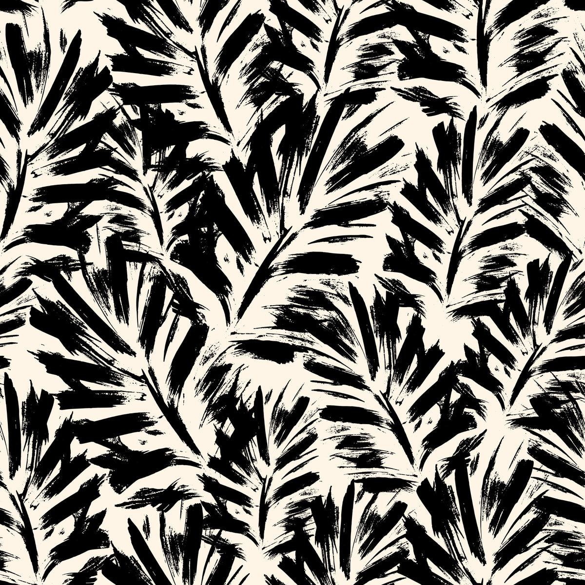 Hand Painted Leaves Wallpaper⁠ in your room