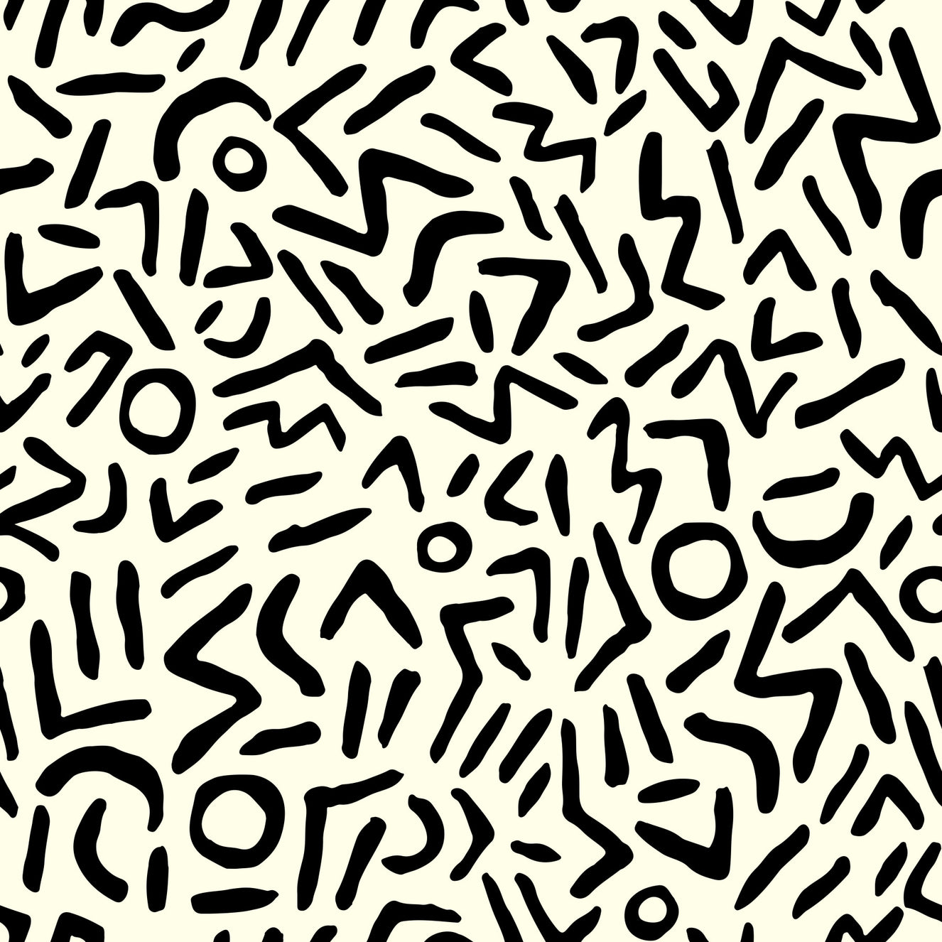 Hand Drawn Abstract Tribal Wallpaper⁠