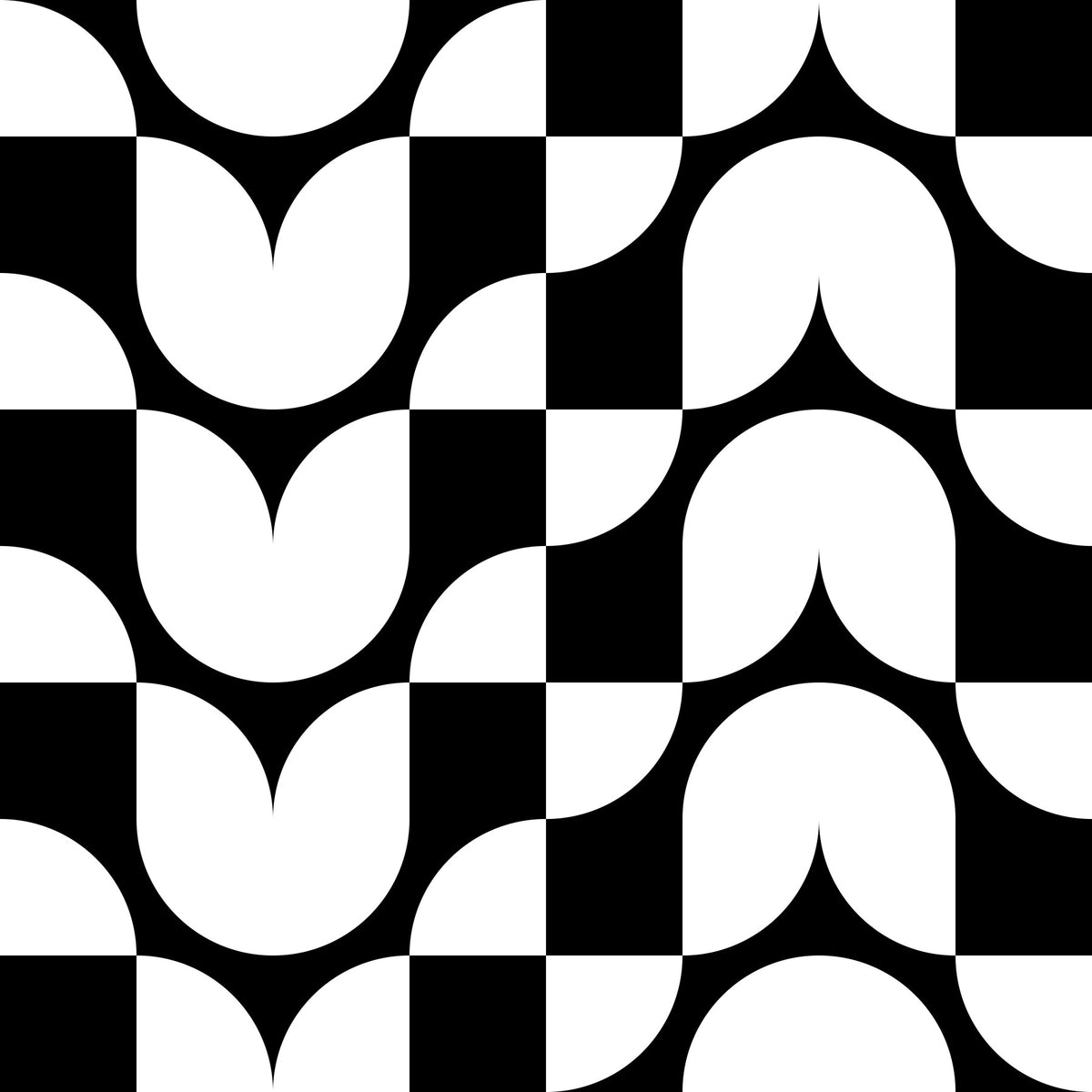 Geometric Tulips Wallpaper⁠ in your room