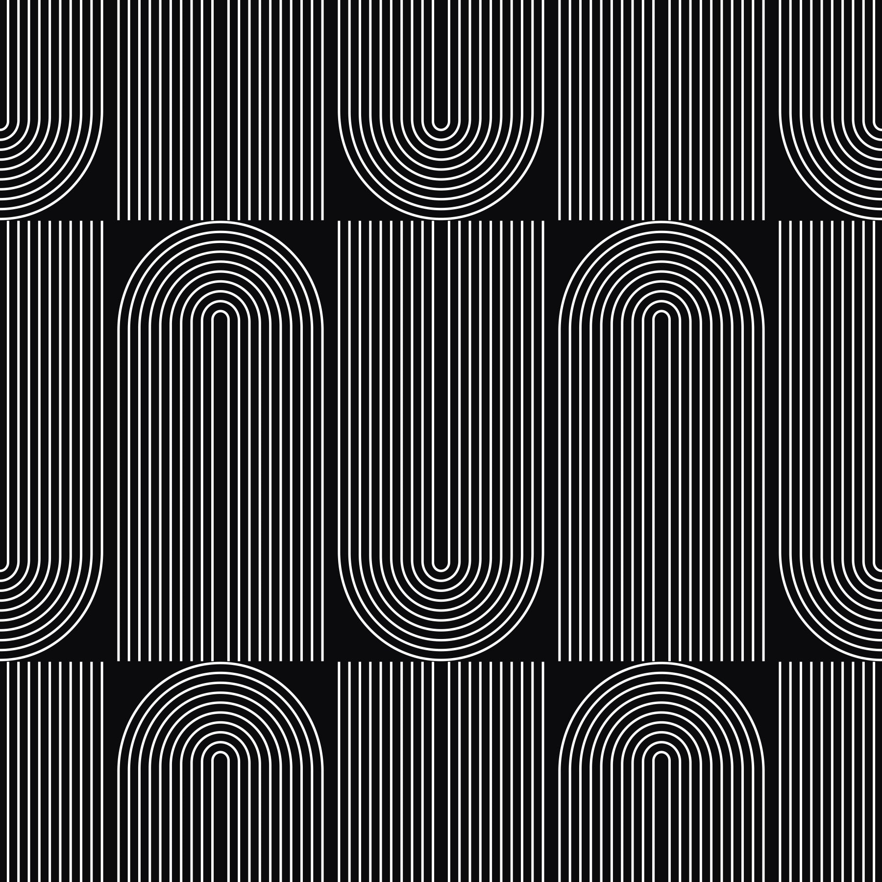 Geometric Outlined Wallpaper