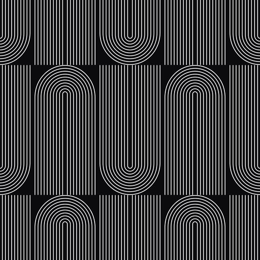 Geometric Outlined Wallpaper