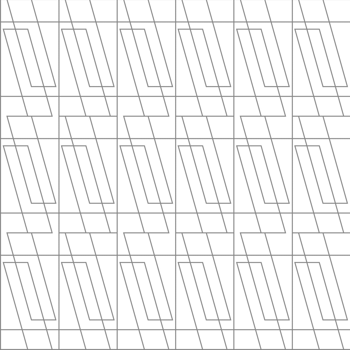 Geometric Outline Rhythm Wallpaper⁠ in your room — zoomed