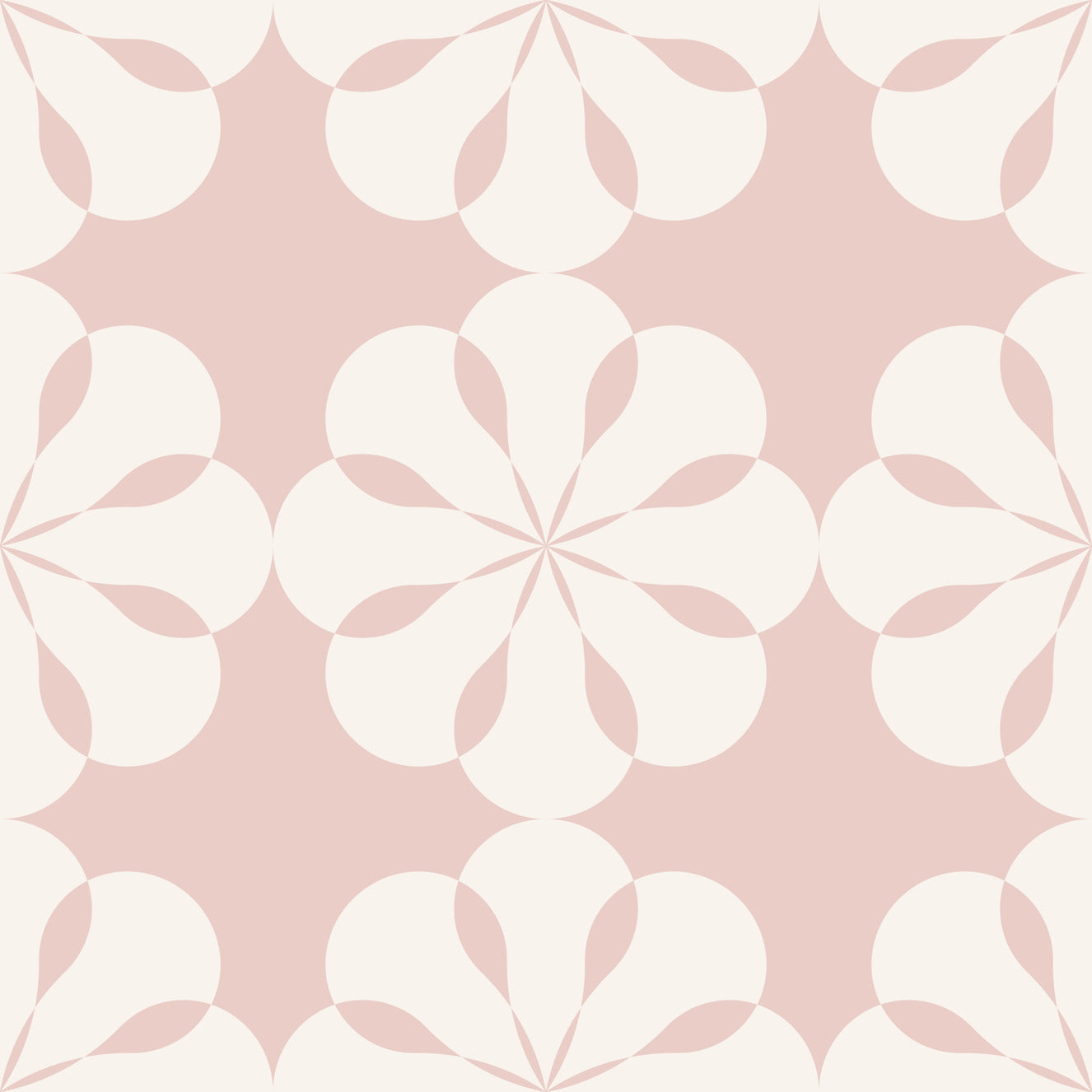 Geometric Flower Cutouts Wallpaper⁠
