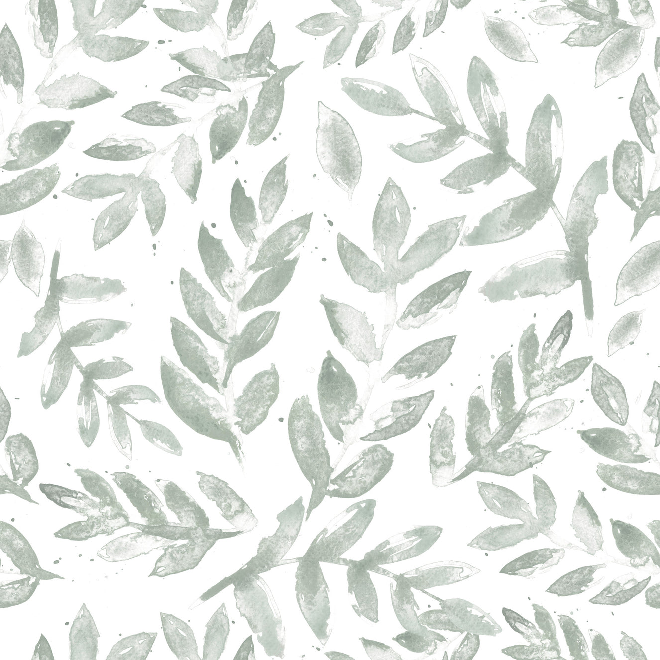 Bright Watercolor Botanical Wallpaper⁠