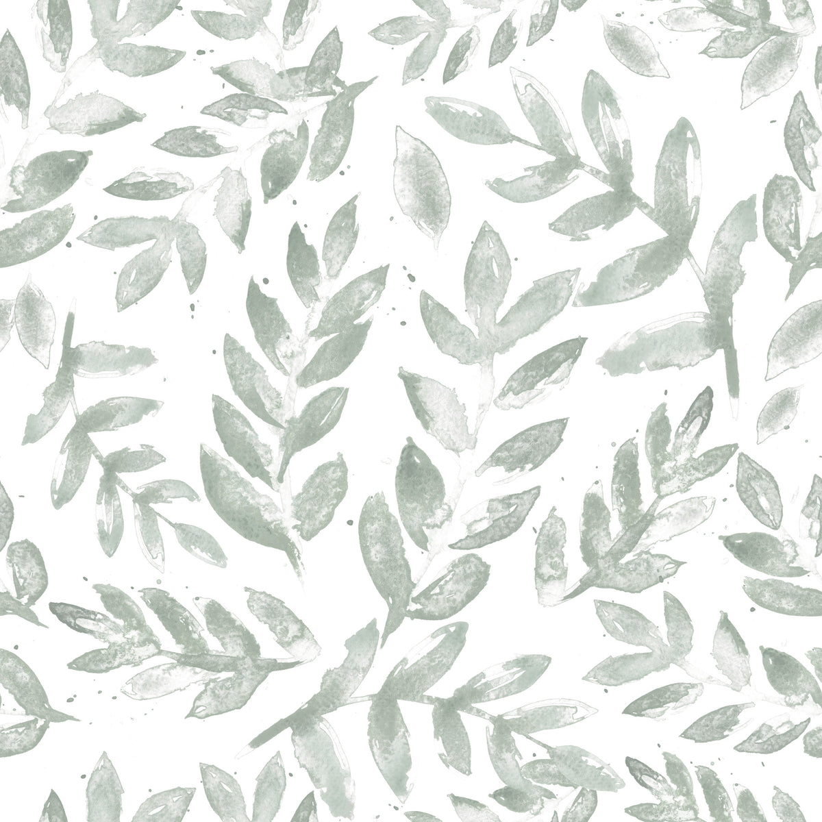 Bright Watercolor Botanical Wallpaper⁠ in your room