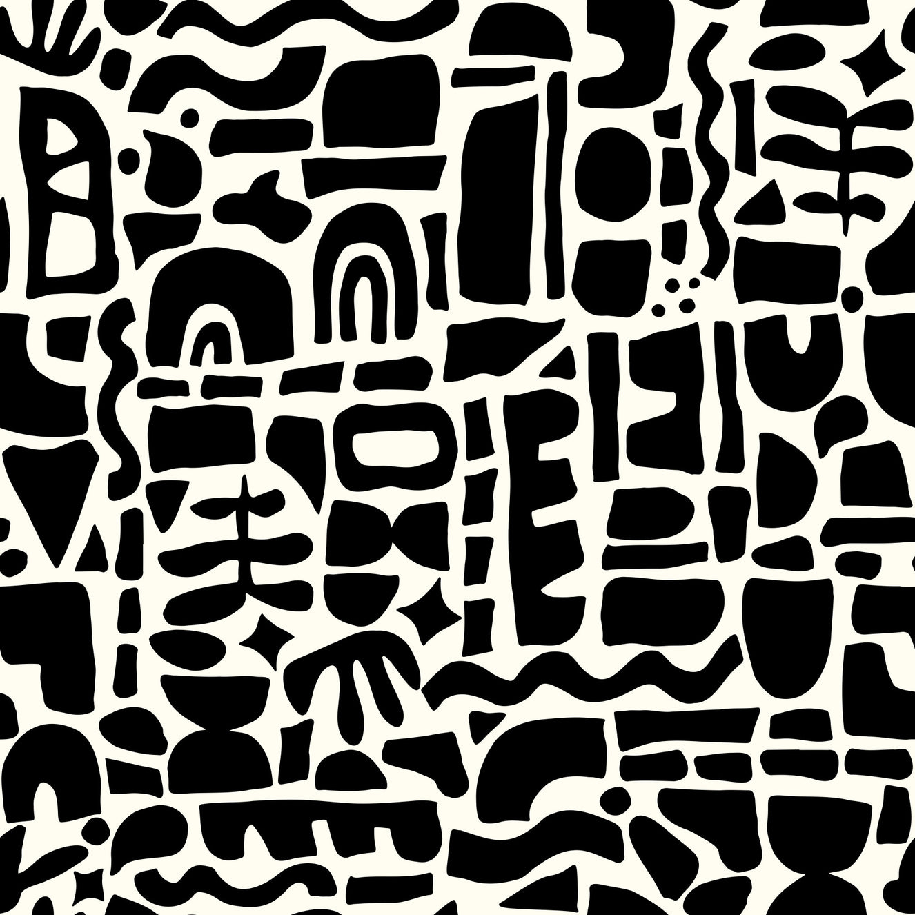Cut-out Shapes Wallpaper⁠